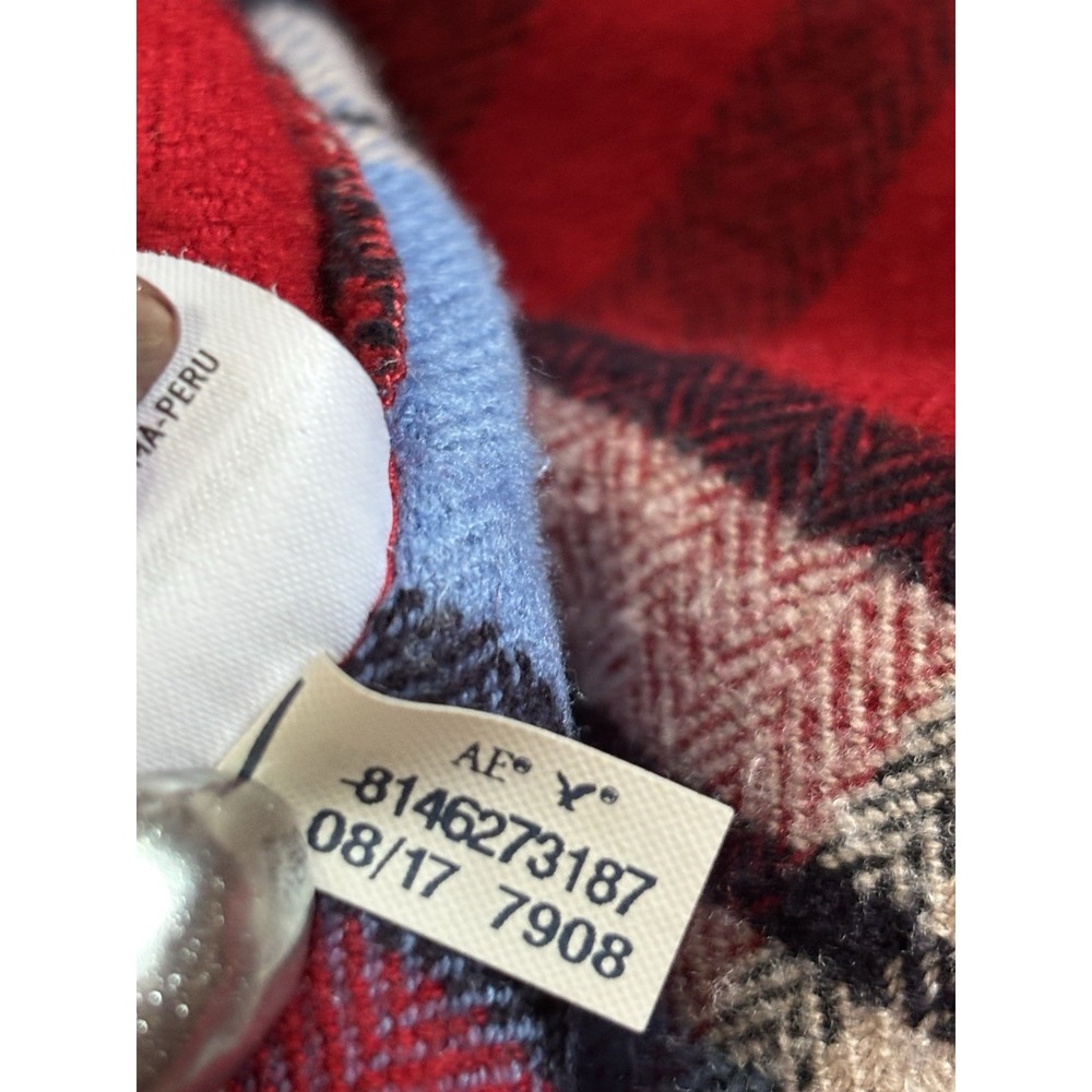 American Eagle Outfitters Women's Ahh-Mazingly Soft Flannel Shirt Plaid Small‎ - Picture 5 of 5